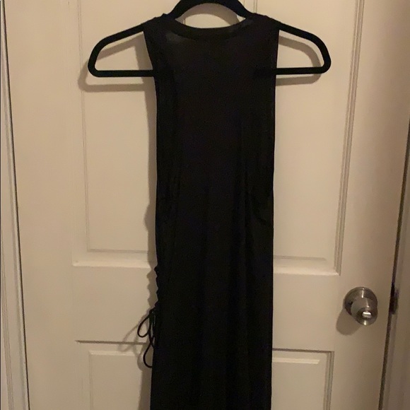 Rag & Bone Black lace up midi dress - Picture 9 of 9